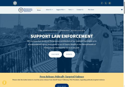 pasheriffs.org capture - 2025-06-09 19:09:03