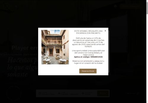 hotelcasa1800granada.com capture - 2025-06-09 19:10:15