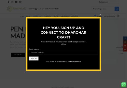 dharoharcraft.com capture - 2025-06-09 19:22:26