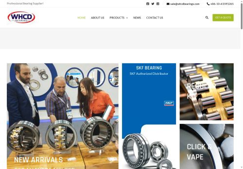 whcdbearings.com capture - 2025-06-09 21:45:12