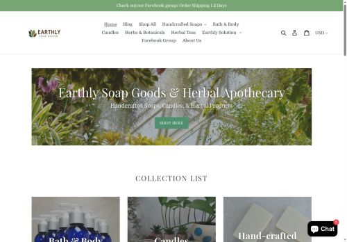 earthlysoapgoods.com capture - 2025-06-09 22:06:31