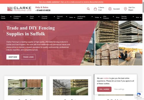 clarkefencing.co.uk capture - 2025-06-09 22:51:12
