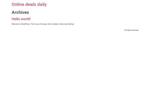 onlinedealsdaily.com capture - 2025-06-09 22:54:35