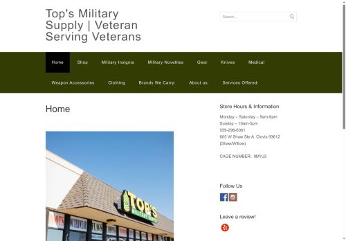 topsmilitarysupply.com capture - 2025-06-09 23:27:53