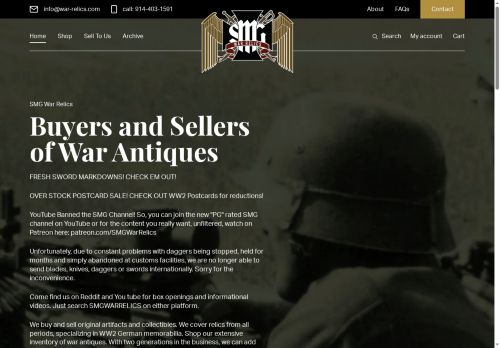 war-relics.com capture - 2025-06-10 02:32:02