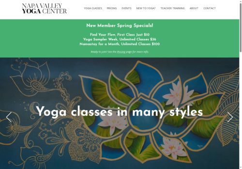 napavalleyyogacenter.com capture - 2025-06-10 04:22:40