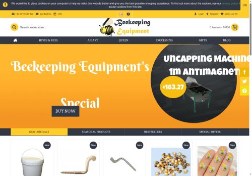 beekeeping-equipment.com capture - 2025-06-10 05:11:00