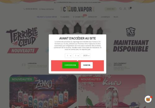 cloudvapor.com capture - 2025-06-10 07:40:23