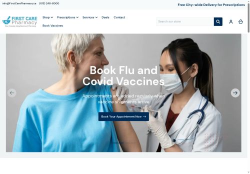 firstcarepharmacy.ca capture - 2025-06-10 13:19:07