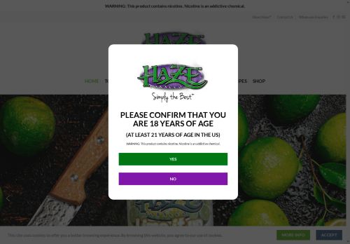 hazetobacco.com capture - 2025-06-10 15:14:21