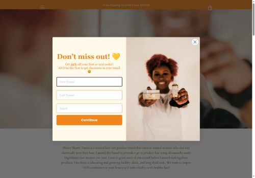 honeybuttertresses.com capture - 2025-06-10 17:39:42