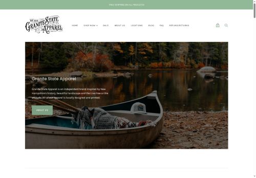granitestateapparel.com capture - 2025-06-10 19:55:12