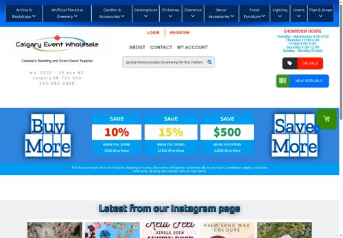 calgaryeventwholesale.com capture - 2025-06-10 22:11:03