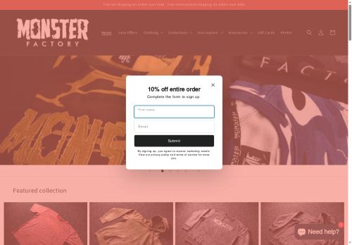 monsterfactoryclothing.com capture - 2025-06-10 23:26:40