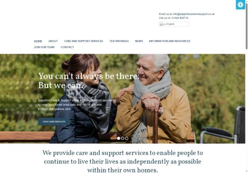 sapphirecareandsupport.co.uk capture - 2025-06-11 09:11:57