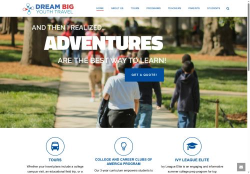 dreambigyouthtravel.com capture - 2025-06-11 10:31:52