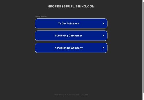 neopresspublishing.com capture - 2025-06-11 11:23:45