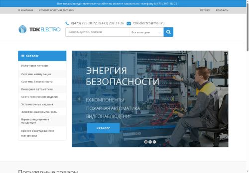 tdk-electro.ru capture - 2025-06-11 13:00:21