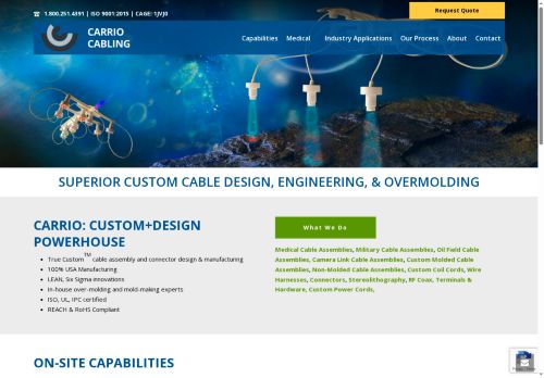 carriocabling.com capture - 2025-06-11 13:53:26