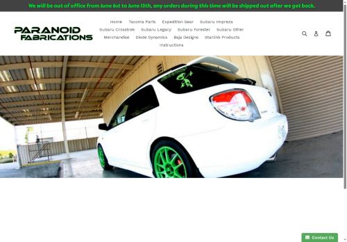 paranoidfabrications.com capture - 2025-06-11 14:57:59