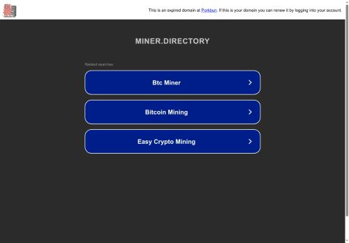 miner.directory capture - 2025-06-11 16:12:33