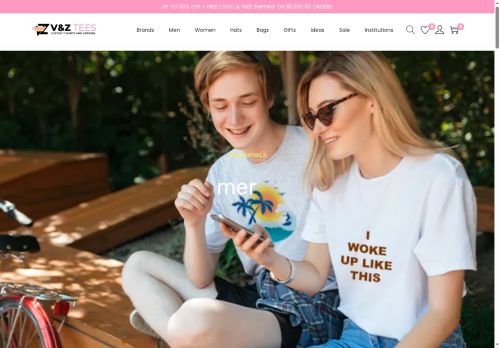 vzcustomtees.com capture - 2025-06-11 17:28:49