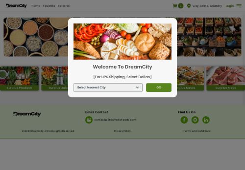 dreamcityfoods.com capture - 2025-06-11 21:37:11