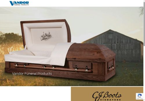 Vandor Funeral Products capture - 2025-06-12 12:19:27