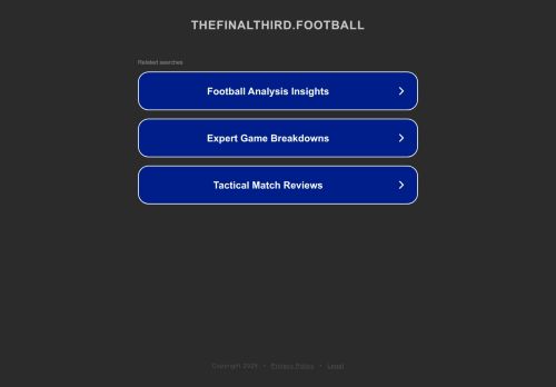 thefinalthird.football capture - 2025-06-12 15:48:01