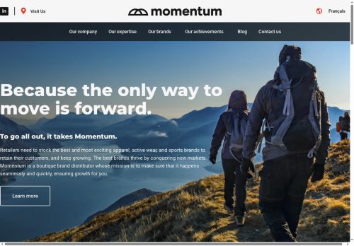 momentumdistribution.com capture - 2025-06-12 18:10:21