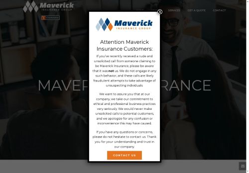 maverickinsures.com capture - 2025-06-12 18:56:51