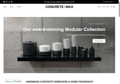 concreteandwax.com capture - 2025-06-12 20:01:09