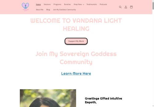 vandanalighthealinglibrary.com capture - 2025-06-12 20:42:19