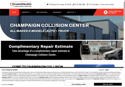 champaigncollisioncenter.com capture - 2025-06-12 22:07:16