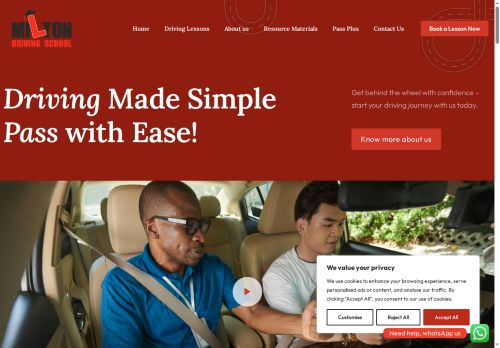 miltondrivingschool.co.uk capture - 2025-06-12 23:53:48