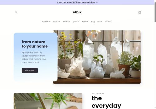 ethixcrystalco.com capture - 2025-06-12 23:58:16