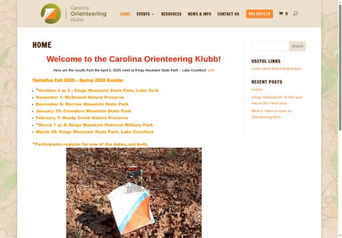 carolinaorienteering.com capture - 2025-06-13 03:12:48