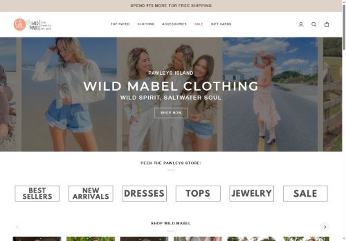 wildmabelclothingco.com capture - 2025-06-13 09:23:25