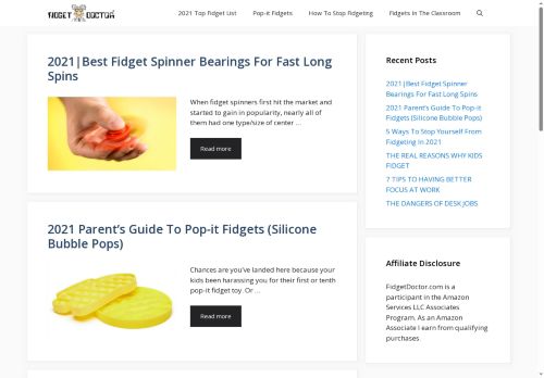 fidgetdoctor.com capture - 2025-06-13 19:41:23