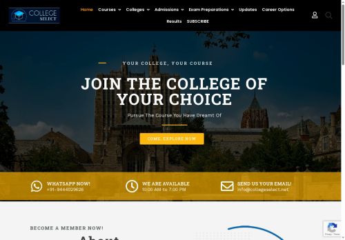 collegeselect.net capture - 2025-06-13 19:57:54