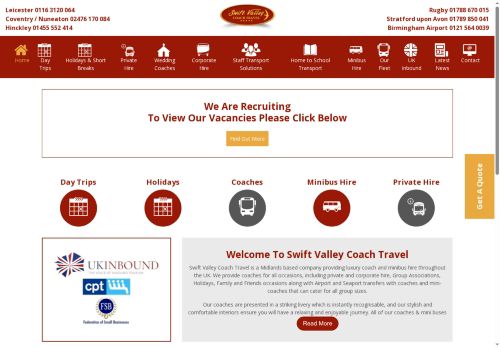 swiftvalleycoaches.com capture - 2025-06-13 20:12:57