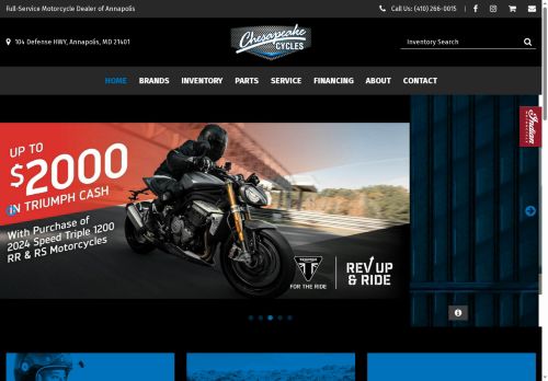 chesapeakecycles.com capture - 2025-06-13 20:37:55