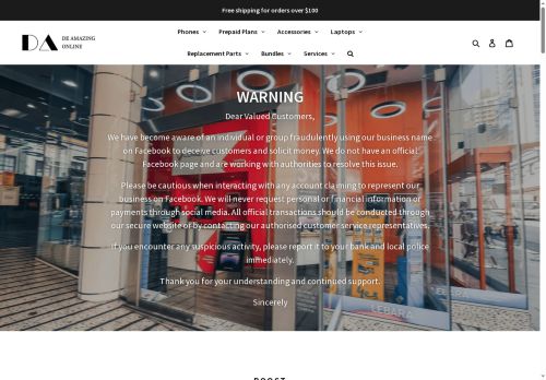 deamazingonline.com capture - 2025-06-14 00:08:54