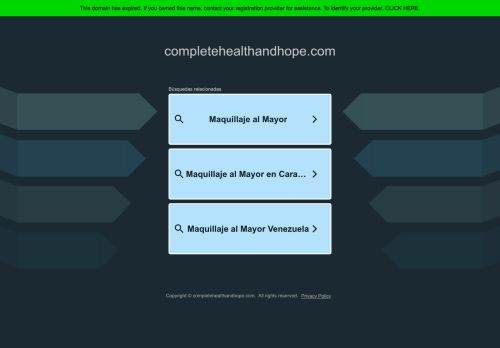 completehealthandhope.com capture - 2025-06-14 16:29:40