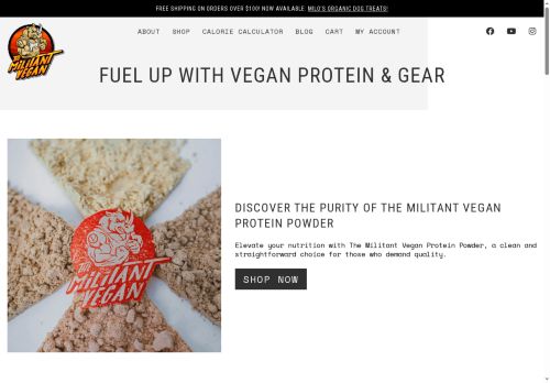 themilitantvegan.com capture - 2025-06-14 17:03:08