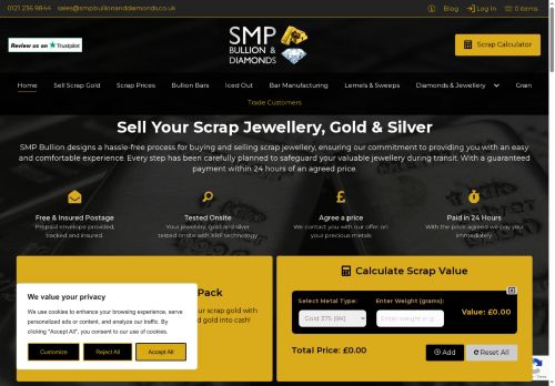smpbullionanddiamonds.co.uk capture - 2025-06-14 22:29:05