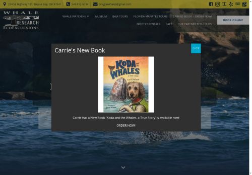 oregonwhales.com capture - 2025-06-14 23:31:32