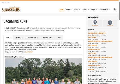 sundayruns.org capture - 2025-06-15 00:46:21