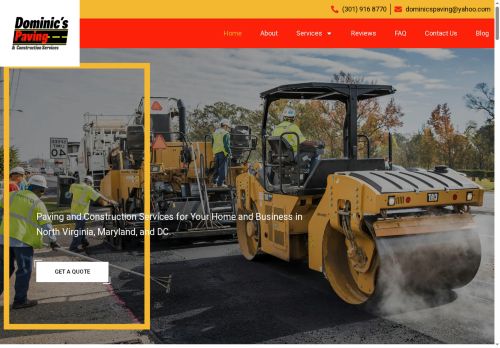 dominicspaving.com capture - 2025-06-15 05:03:16