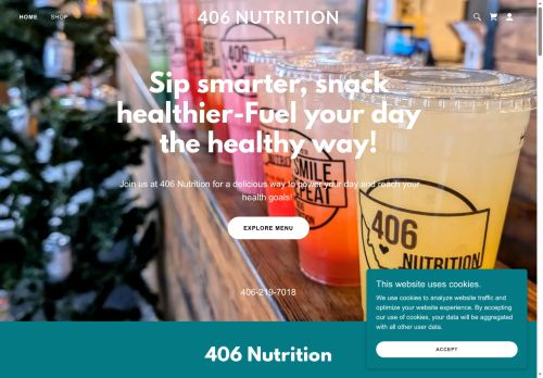 406nutrition.com capture - 2025-06-15 05:36:00